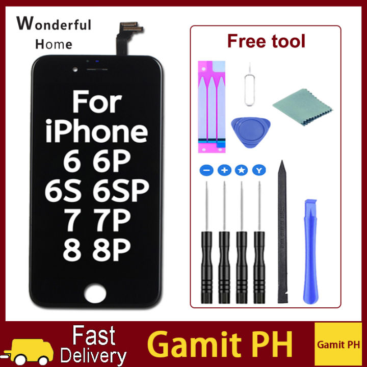 [Gamit PH] LCD Display for iPhone 6/6Plus/6S Plus/iPhone 7/7Plus/8 8Plus Touch Screen Replacement