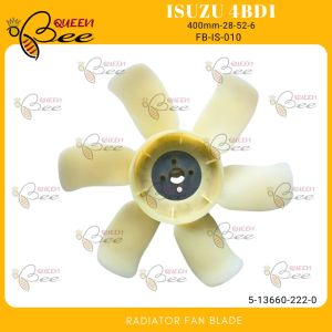 QUEENBEE Isuzu 4BD1 Radiator Fan Blade 5-13660-222-0 400mm-28-52-6