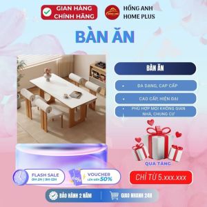 Bàn ăn hiện đại cao cấp thiết kế tinh tế sang trọng chất liệu bền bỉ tiện nghi.