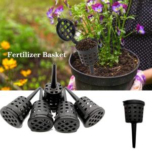 20/40pcs Fertilizer Network Basket Garden Portable Fertilizer Mini Box Planting Nutrition Cup with Lid Garden Net Port