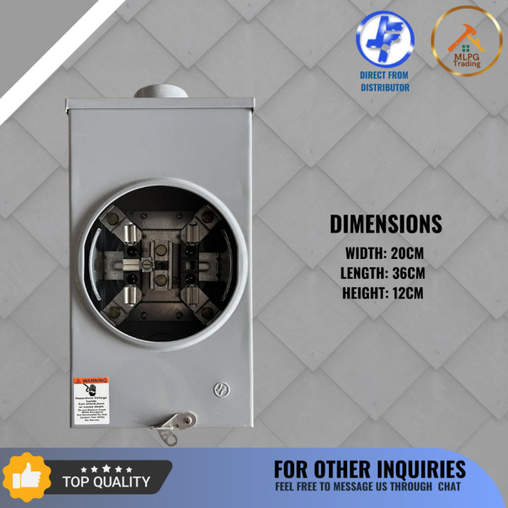 HEAVY%20DUTY%20%20Electric%20Rectangular%20Meter%20Base%20/%20Socket%20ST2%20(5%20JAWS)%20(2"%20HUB)%20by%20JFI%20-%20Image%202