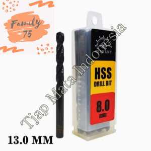 Mata bor besi 13mm HSS Tjap Mata Drill bits 13 MM Cap Mata hss