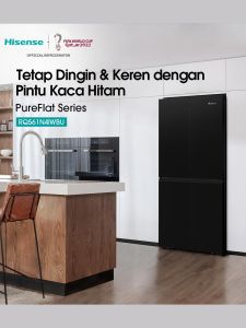 Hisense Kulkas 4 Pintu - RQ561N4IWU - 507L Gross Capacity - Refrigerator - White