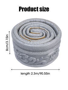 【88HomeStore】2M Self-Adhesive Skirting Line Waterproof 3D Wall Corner Guard Thickened Anti-Collision Edge Protector for Kids Safety foam