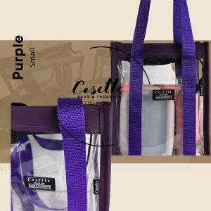 Linda Transparent PVC Clear Travel Shoulder Thick Plastic Bag With Zipper For Board Exam