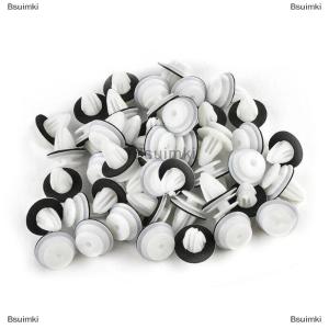 [COD] Bsuimki 50 100Pcs Car Door Panel Clip W Sealing Ring Auto Vehicle Retainer Fastener Bumper Clip Car Push Pin Door Panel Board Clip