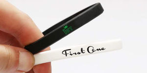 [COD] BRACELET FIRST ONE GELANG TANGAN PRIA - GELANG KARET SPORT ORIGINAL 6 SERIES BLACK L ARMY