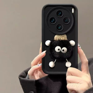 เคสโทรศัพท์ VIVO X200 X100 Pro IQOO Z9 Z9X Z7X Z7 5G เคสผ้ากำมะหยี่น่ารักปกป้องเลนส์2024