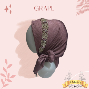 Jilbab Pesta Simple Mewah Elegan Terbaru Model Segi Empat Motif Bando Swarovski Premium Hijab Kondangan Instan Mudah Dibentuk Bahan Gliter Kilat Elegan Bukan Bahan Biasa Kerudung Payet Seragam Besanan Among Penerima Tamu BMS