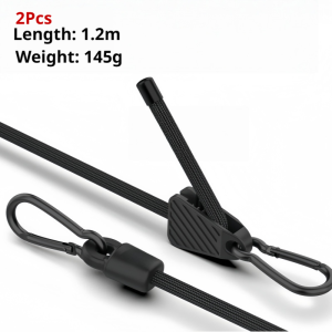 Seemetal xe dây Bungee 220lbs chịu lực cao cắm trại ngoài trời Cargo khuôn cắt bánh