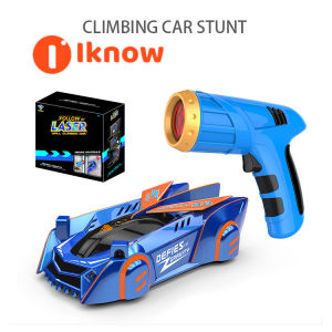 I know Zero Gravity Laser Laser-Guided Real Wall Climbing Race CarChasing light wall climbing car induction stunt wall climbing car electric remote control car