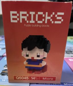 Mini Cartoon Building Blocks Small Particle Toys childrens Birthday Gift Sitting Model