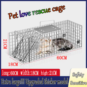 Foldable Feral Cat Trap | Ready Stock + Local Seller | COD | 80x23x28cm Dimension  cat trap catcher