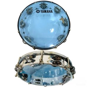 Trống Gõ Bo Yamaha Inox   – Trống Lắc Tay – Tambourine Yamaha Tama Inox Cao Cấp ( Tặng Kèm Khóa Chỉnh )