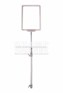 (READY STOCK) Extendable Spring-loaded Showcard Holder (c/w A5 or A4 Frame) / Sign Display Holder / Promotional Tool