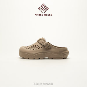 Marco Rocco รองเท้าแฟชั่นผู้หญิง กันลื่น กันน้ำ ส้นหนา 4 ซม พื้นหนา อ่อนนุ่ม ดีไซน์ระบายอากาศ วัสดุ EVA รุ่น MR8027