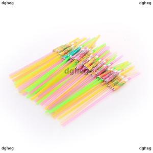 [COD] dgheg หลอดดูดน้ำค็อกเทลผลไม้ร่มชายหาดปาร์ตี้หลอดดื่มพลาสติก50ชิ้น