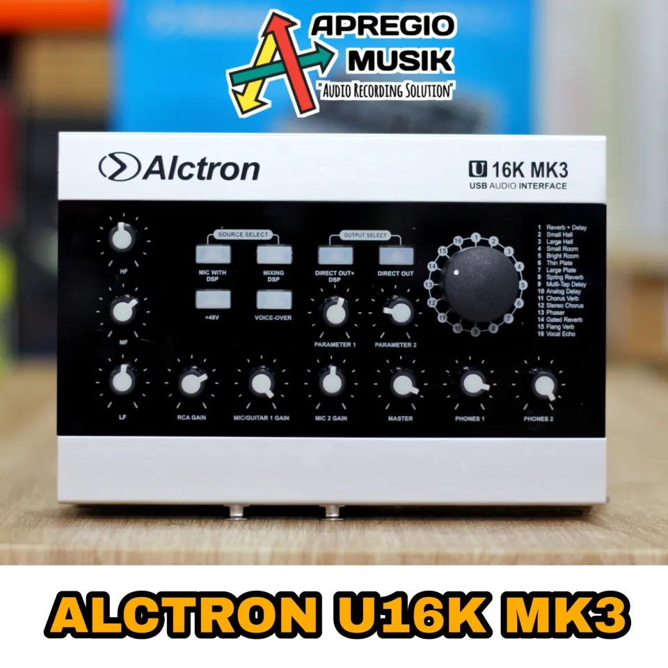 U16K MK3 USB audio interface | Alctron Audio/Alctron