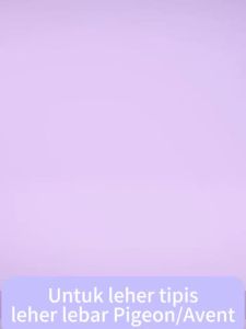 KOI STORE Puting Dot Bayi Bahan Silikon Leher lebar Dot Botol Bayi Susu  Peristaltik