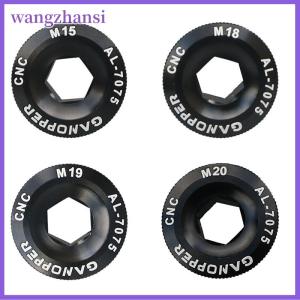 wangzhansi M15 M18 M19 M20 Hợp Kim Nhôm MTB Xe Đạp Crank Vít Cap Đường Xe Đạp Crankset Bìa Mũ Bolt