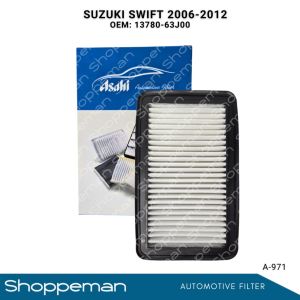 SUZUKI SWIFT 2006-2012 Air Filter Cleaner OEM: 13780-63J00 A-971 Asahi