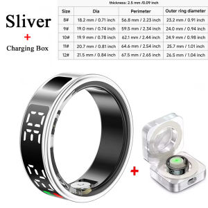 Sr08 Vòng Thông Minh-đa chế độ thể thao HR và oxy máu chống nước 5atm Màn hình LED với điều khiển vuốt cử chỉ-Điều Bộ theo dõi sức khỏe tiên tiến cho nam và nữ tương thích với Android và IOS