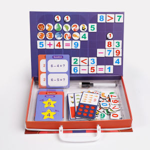Magnetic Puzzle Suitcase for Kids - MATH Educational Material
