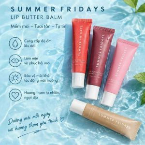 Mặt nạ và son dưỡng môi cao cấp Summer Fridays Lip Butter Balms 15g