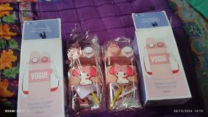 Botol Minum Anak 2in1 karakter Sanrio Kuromi Melody Cinnamoroll – Bisa Sedot & Teguk 580ml