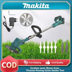 Makita Grass Cutter 68V Cordless Electric Lawn Mower Trimmer Rechargeable Portable Garden Pruning