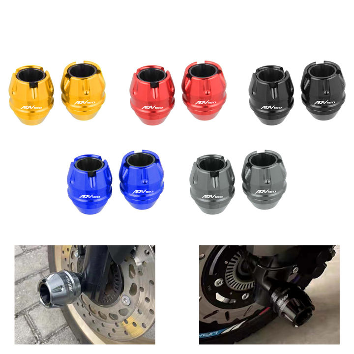 Mokiton Motorcycle Front Axle Sliders - CNC Aluminum Fork Crash Protectors For 2017-2024 KTM 1290 Super Adventure R/S