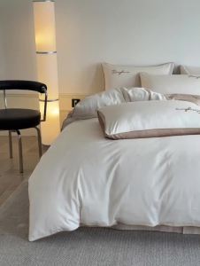 Light Luxury 60 Pure Cotton Quilt Cover Single Piece 100 All Cotton 150x200x230 Single and Double Bed Covers High-End Single Bed Sheets LZD