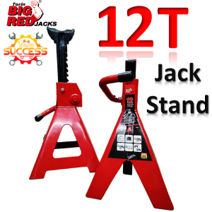BIGRED Torin 12 Ton Heavy Duty Steel Jack Stands 12 Ton (12000 Kg) Capacity Car Lifting Stand 1 Pair for Garage Use