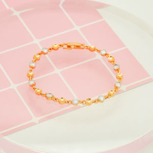 Hyl Jewelry 347B Gelang Titanium Wanita Bangle Bracelet Terbaru Anti Karat Dan Keroncong Lilit Asli Silver Terbaru Tdk Luntur Selamanya Lapis Emas Original Pria Ori Import