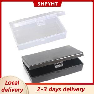 [COD] SHPYHT Local delivery Ship within 24 hours Transparent Plastic Storage Box Rectangle Organizer Stickers Box Desktop Container Snap Dustproof Durable Jewelry Storage Case