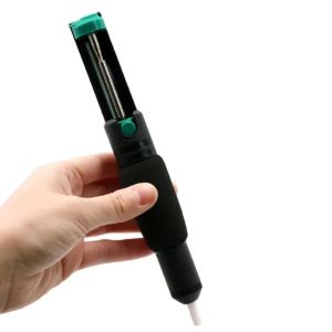 WATER Aluminum Metal Desoldering Pump Hand Welding Removal Tool Vacuum Soldering Iron Reliable Performance Metal Construction Soldering Sucker Soldering Work