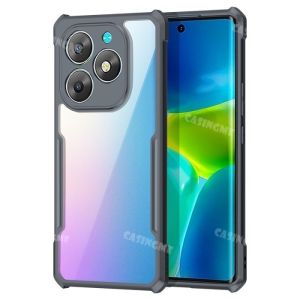 Case Shockproof INFINIX SMART 8 PRO Softcase Terbaru Silikon Ponsel Transparan Camera Protect