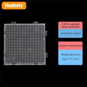【2-3 ngày giao hàng】 5 loại lựa chọn 2.6mm Perler hạt mẫu Pegboard cho Hama Hạt Công cụ DIY giáo dục Câu Đố beadbond đồ chơi