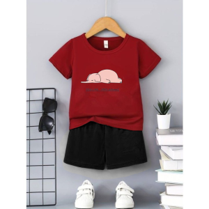 Boy Clothes Terno for Kids Boys Fashion Sando Shorts Set Summer Tshirt THE BABY DIARY (0-4Y)