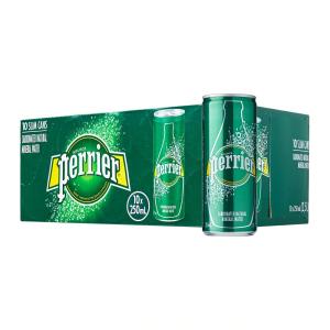 Perrier Sparkling Natural Mineral Water Fridge Pack 250ML x 10 Pack