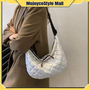 【MOJOYCE】 กระเป๋าสะพายข้างผู้หญิงลายควิลท์ในโทนฤดูใบไม้ร่วงและฤดูหนาว ดีไซน์หรูหรา พร้อมสายปรับได้ สำหรับใส่ของใช้ประจำวัน