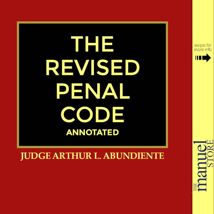 Abundiente (2020/2022) - Revised Penal Code (RPC) - Criminal Law Book I ...