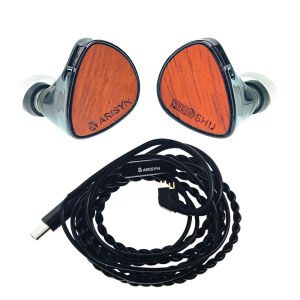 New ARISYN HUO SHU Headphone 10mm LCP Composite Diaphragm Dynamic Driver Earphone Hifi Earbuds 3.5mm 4.4mm Plug Headset Cable