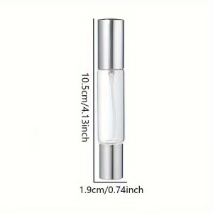 Dual-Head Travel Perfume Bottle with Spray Roller Balls for Essential Oils 10ml Glass Perfume Travel Refillable Bottles