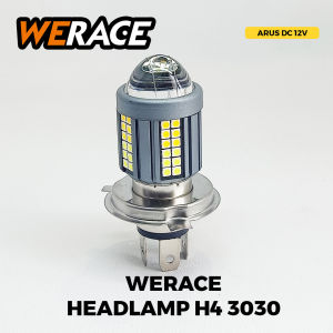 WERACE Lampu Depan Headlamp H4 3030 Lampu Sorot Motor LED 8000LM H4 12V LED H4