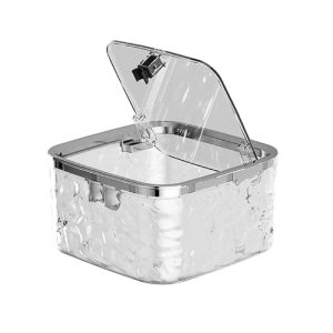 MAOMEI STORE Chống thấm nước Hộp đựng viên giặt Chống ẩm Gợn sóng nước Hộp đựng đồ trong suốt Đồ dùng phòng tắm Nắp bật lên Máy phân phối nước giặt Mỹ phẩm