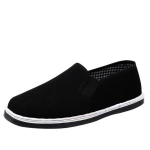 Naimo Giày Vải Nam Giày Vải Nhung Ấm Áp Cho Nam Giày Vải Thủ Công Đế Tràm Cho Nam Chống Trượt Chống Mài Mòn