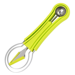 4 in 1 Melon Baller Scoop Set Stainless Steel Fruit Cutters ShapesFruit Carving Tools