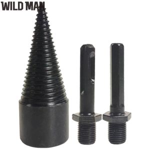 32mm Wood Drill Bit Splitter Square/Round/Hex Shank Drill Bit Split Drilling Tool Electric Drill Wood Splitter for Hammer Drill