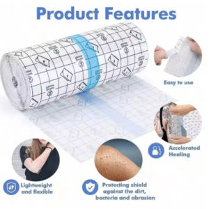 PU Protective Tattoo Film Stickers Paste Waterproof Adhesive Aftercare Skin Healing Tape Bandage Tatu Repair Accessories